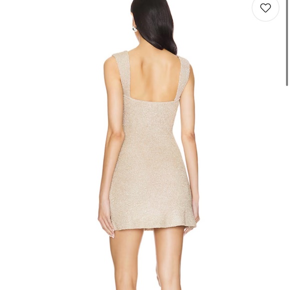 LPA Sparkling Champagne Knit Mini Dress - Picture 5 of 5